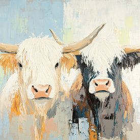 Kühe Malerei von ARTEO Gemälde