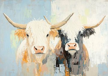 Cows Painting by ARTEO Paintings