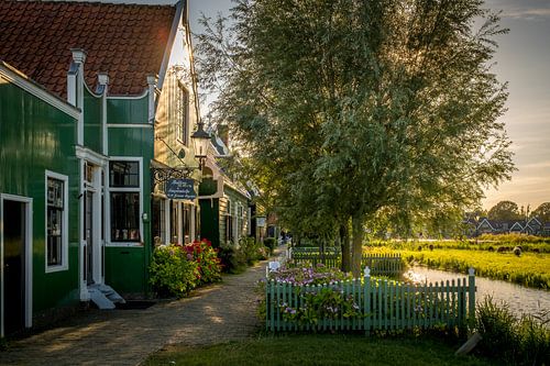 Een oude bakker bij de Zaanse schans in Zaandam