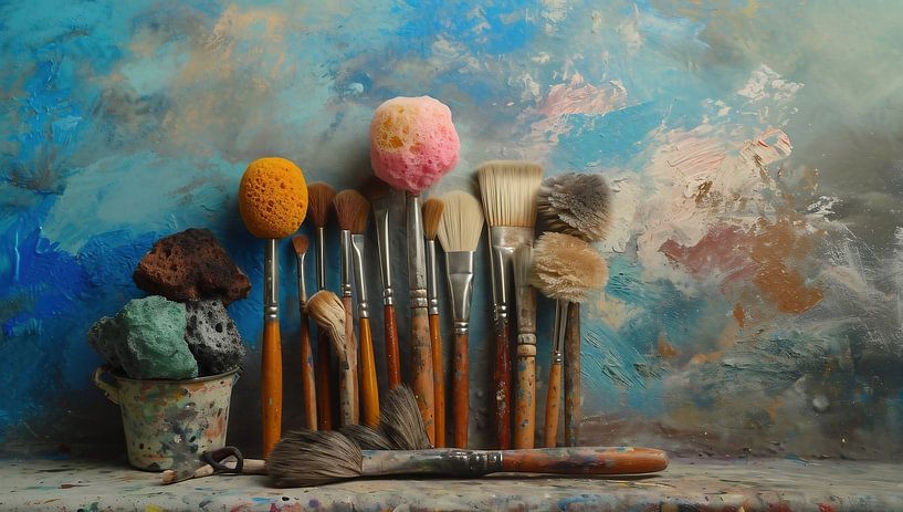 Malerei von fernlichtsicht