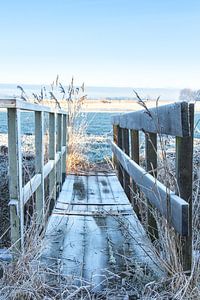 Brücke zum Winter von Piertje Kruithof