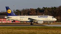Lufthansa Airbus A319-100 passagiersvliegtuig. van Jaap van den Berg thumbnail