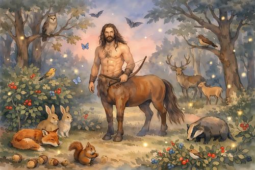 Centaur in the forest