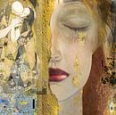 Weinen (Hommage an Gustav Klimt) von Dray van Beeck Miniaturansicht