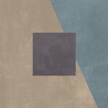 Blauwe zijde abstract II, Avery Tillmon van Wild Apple