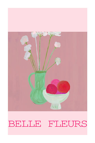 Pink Floral Still Life
