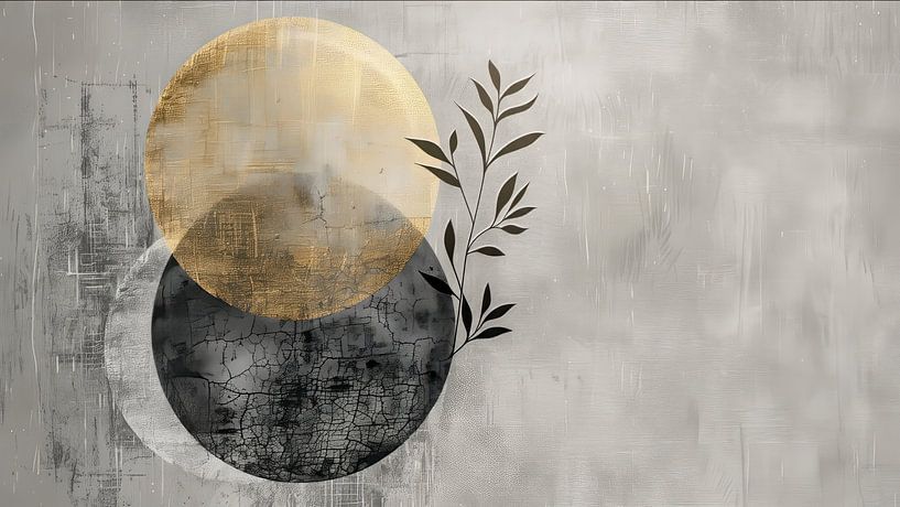 Minimalistisches Design mit Kreisen von Thea