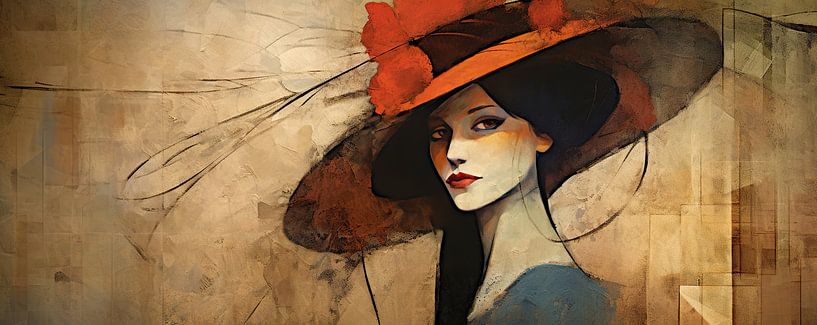 Modern Portrait by Eye catching paintings