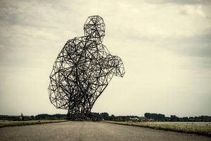 Exposition - Lelystad - Statue d'Antony Gormley