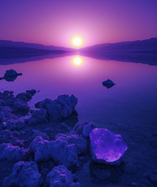 Landschaft unter Sternen von fernlichtsicht