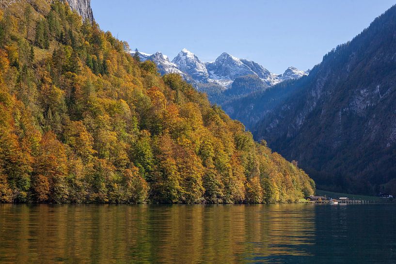 Salet with mountains and Königssee in autumn by Torsten Krüger