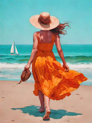 Du sable entre les orteils sur Ria van Werven
