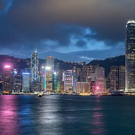 Hong Kong skyline van Lorena Cirstea