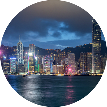 Hong Kong skyline van Lorena Cirstea