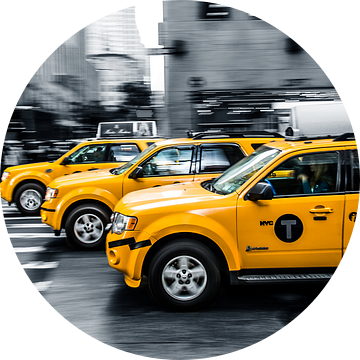 New York  "Yellow cab" van John Sassen