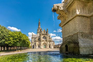 Fontaine Miraculeuse and Basilique de Sainte-Anne-d`Auray, Brittany
