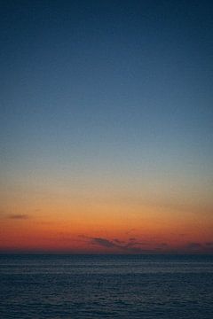 Sunset Brouwersdam van Paul Jespers
