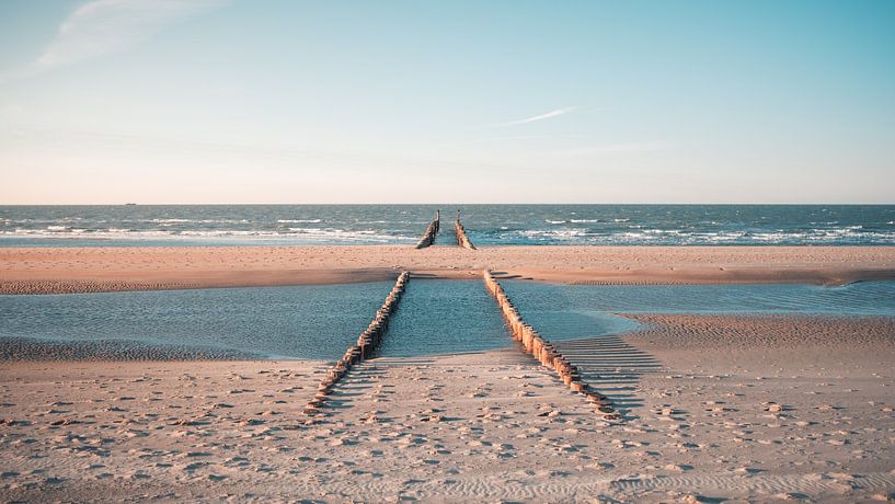 Zonsondergang oranjezon van Andy Troy