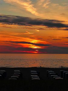 Sunset Katwijk aan Zee sur Jessica Berendsen