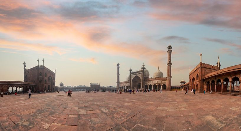 Friday Mosque Delhi. by Floyd Angenent