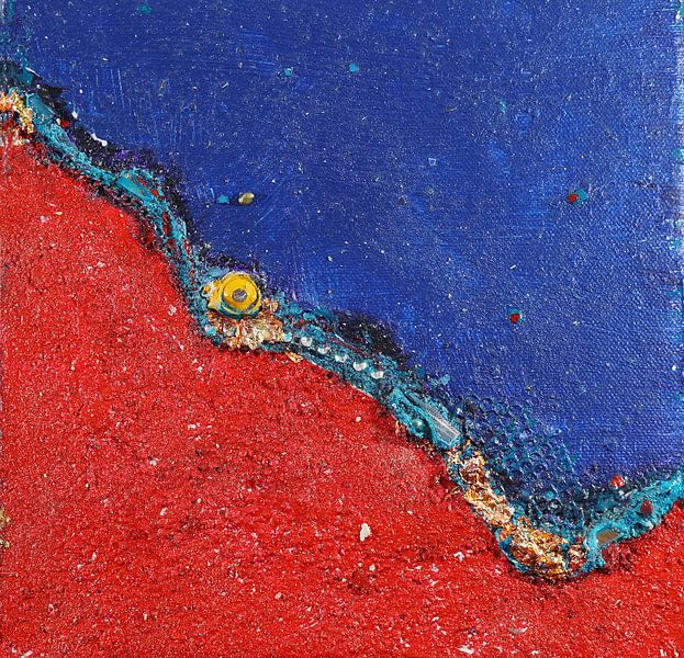 # A13 Acryl auf Leinwand 20 x 20 x 3 cm by Erich Keller