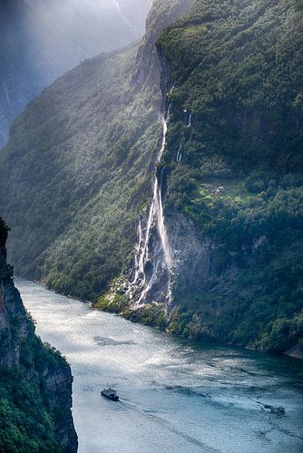 Chute d'eau à Geiranger