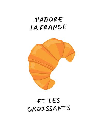 Ik ben dol op croissants