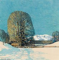 Pinzgau, Winter, JOSEF STOITZNER, um 1929
