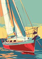 Sailing Ship Pop Art BEST SELLING