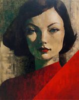 portrait Sister in Red