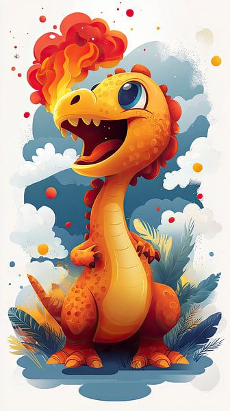 Petit dinosaure par R Pevitanada