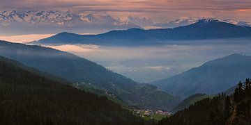 Lever de soleil dans les Dolomites