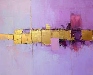 Lila-Gold-Streifen