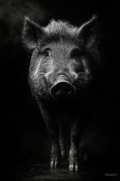 Wild boar by Poster Art Shop