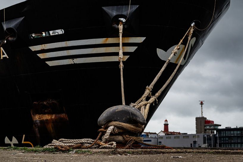 Verbindung - Hafen IJmuiden von Mark de Groot