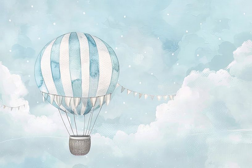 Hot air balloon by Poster Art Shop