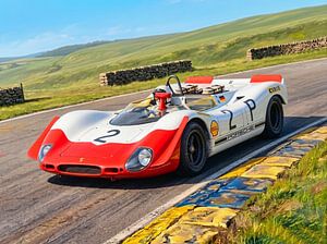 Gerhard Mitter au volant de la Porsche 908