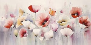 Mohnblumen abstrakt