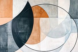 Dessin abstrait moderne avec des formes sur Art & Soul Creations