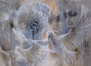 Fairy tales - doves, dandelions, faces
