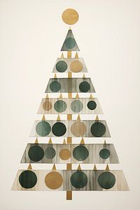 Arbre de Noël abstrait