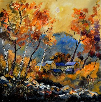 Houses in Autumn von pol ledent