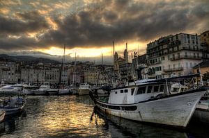 De haven van Bastia von Dennis van de Water