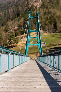 Blauwe brug in Oostenrijk van Eva Keymeulen