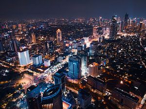 Jakarta bei Nacht