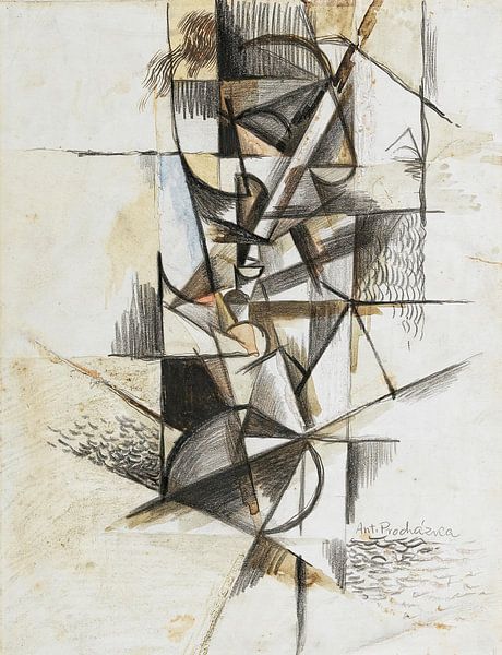 Antonín Procházka - Kubistischer Kopf (um 1914) von Peter Balan