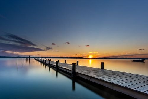 Summer evening on Lake Starnberg
