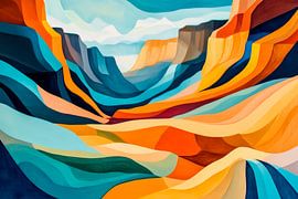 Colourful gorges by Poster Art Shop