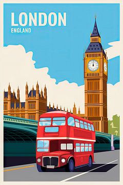 Londen, Engeland van Poster Art Shop