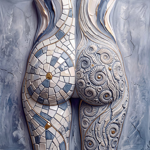 Sensual Buttocks – In the Mosaic of Fossils